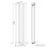 NRG (Single-1800x408 mm) NRG Flat Panel Column Designer Radiator Heater Central Heating Rads Anthracite 6