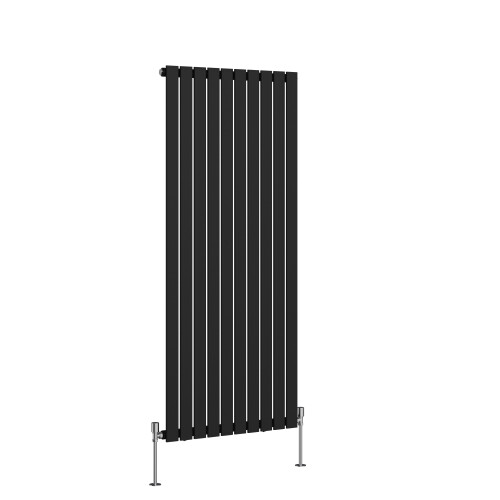 NRG (Vertical 1600x680mm - Single) NRG Black Flat Panel Designer Radiator Single Double Column Bathroom Central Heating 2