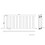 NRG (Horizontal 600x1428mm - Single) NRG Black Flat Panel Designer Radiator Single Double Column Bathroom Central Heating 4