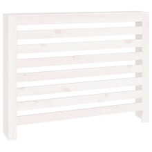 (White, 108.5 x 19 x 84 cm) vidaXL Solid Wood Pine Radiator Cover Radiator Cabinet Multi Colours/Sizes