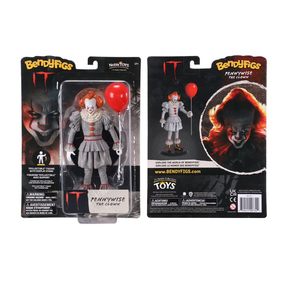 Noble Collections It Pennywise Bendy Figure