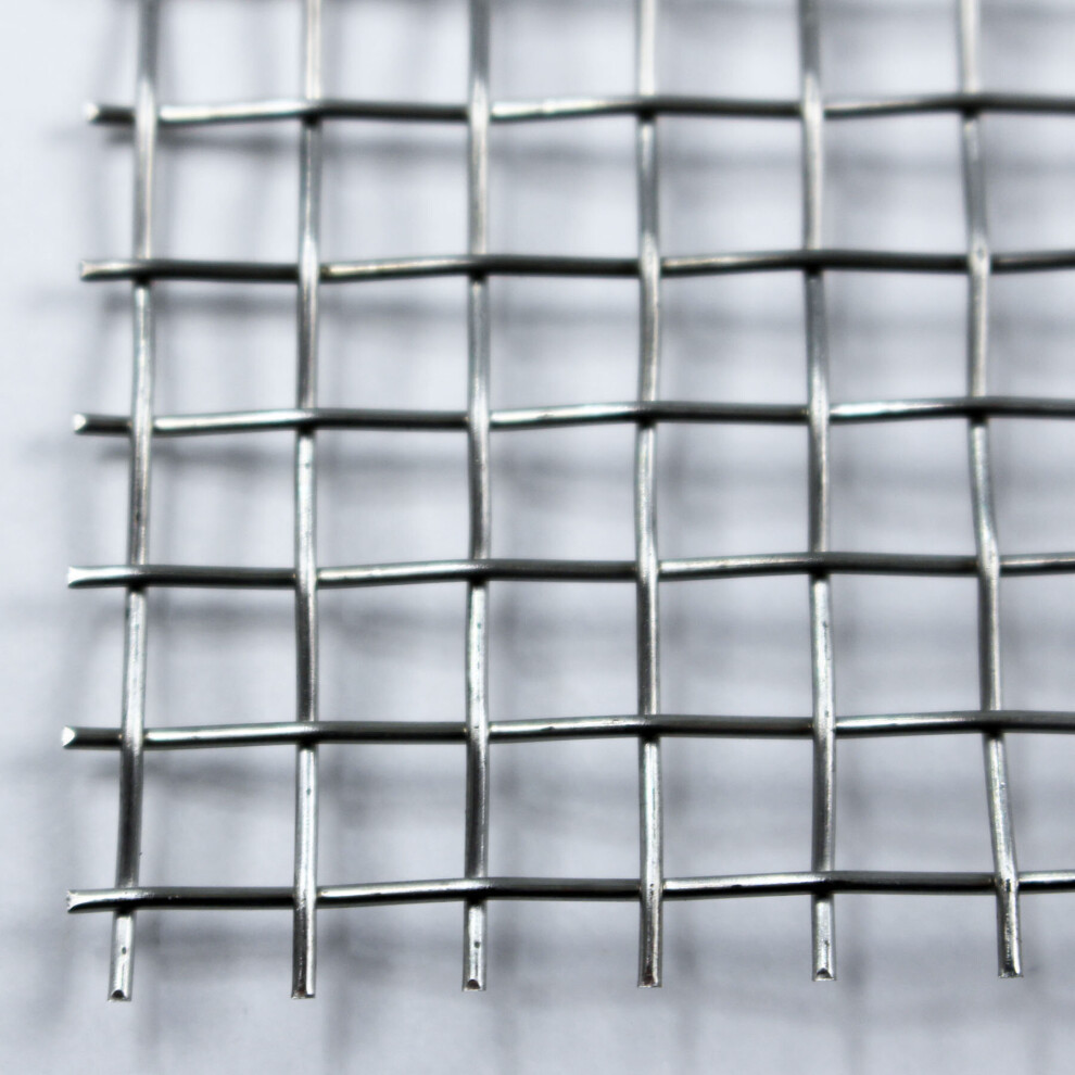 Stainless Steel Woven Wire Mesh Filter Grading Count 4 15x15cm
