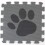 EVA Pet Interlocking Floor Feeding Mat Paw Print 6