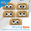 SOL (10 googly eyes ) Self Adhesive Googly Eyes 7