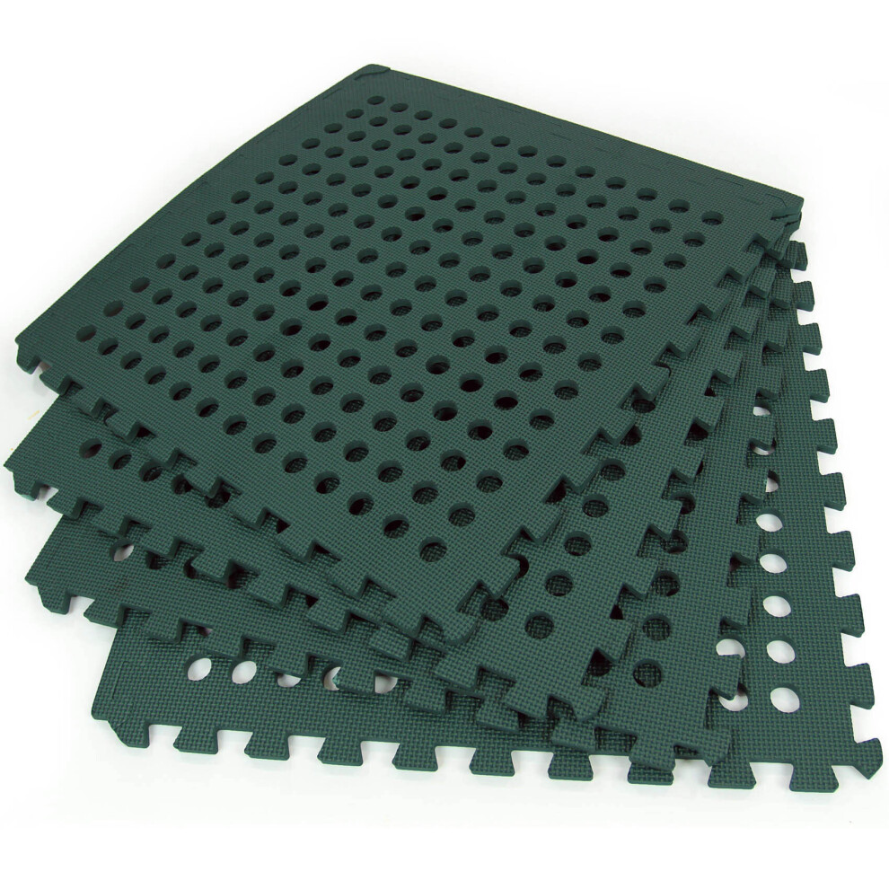 Actiasmat EVA Green Garden Playground Non-Slip Mts with drainage holes