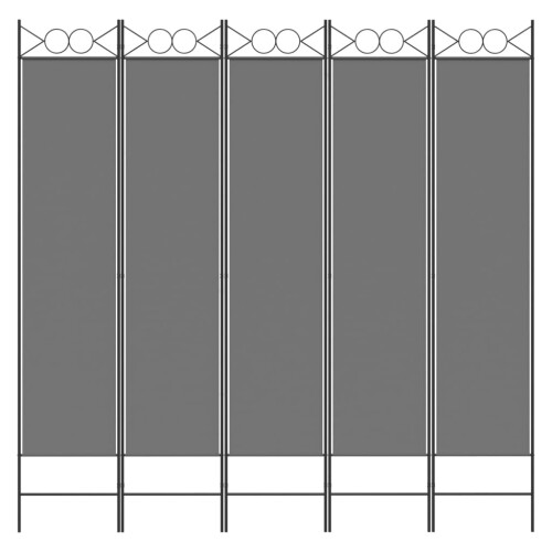 VidaXL (Anthracite, 200 x 200 cm) vidaXL 6-Panel Room Divider Fabric Privacy Screen Paravent Multi Colours/Sizes 2
