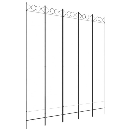 VidaXL (White, 200 x 220 cm) vidaXL 6-Panel Room Divider Fabric Privacy Screen Paravent Multi Colours/Sizes