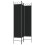 VidaXL (Black, 120 x 200 cm) vidaXL 6-Panel Room Divider Fabric Privacy Screen Paravent Multi Colours/Sizes 5