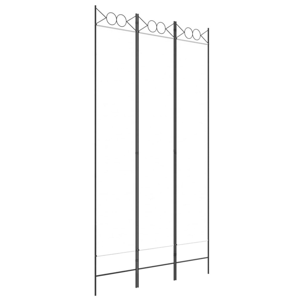 (White, 120 x 220 cm) vidaXL 6-Panel Room Divider Fabric Privacy Screen Paravent Multi Colours/Sizes-image-OPC-PB8XKDF-NEW