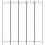 VidaXL (White, 200 x 220 cm) vidaXL 6-Panel Room Divider Fabric Privacy Screen Paravent Multi Colours/Sizes 3