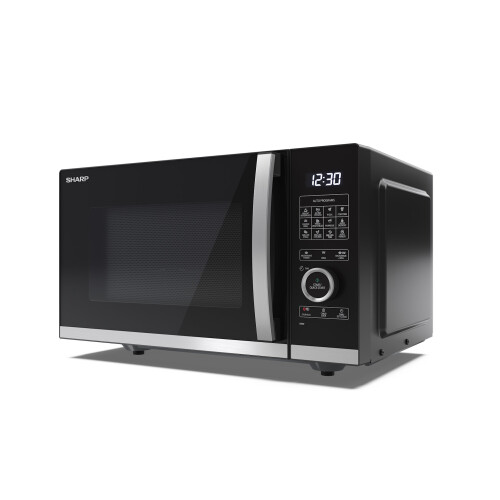 Sharp Sharp YC-QG254AU-B 25L 900W Microwave Oven with 1000W Grill Function - Black