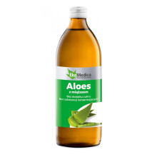 EKAMEDICA Aloe with pulp-500ml EkaMedica Sok z aloesu z miąższem 500ml