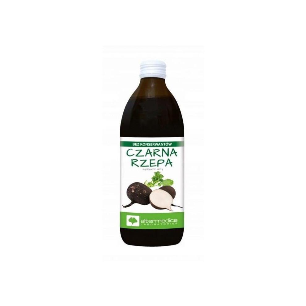 ALTERMEDICA Czarna Rzepa Sok Black Turnip Juice-500ml