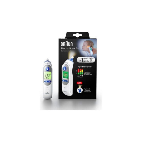 Braun Braun ThermoScan 7+ Ear Thermometer with Night mode