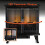 Warmlite Warmlite WL46027 Carlisle Electric Fireplace, Panoramic Window, Black 11