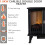 Warmlite Warmlite WL46027 Carlisle Electric Fireplace, Panoramic Window, Black 6