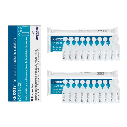 Knoxzy Sterile Isotonic Saline Solution 0.9% - 20 X 2.5ml Unit Dose X2