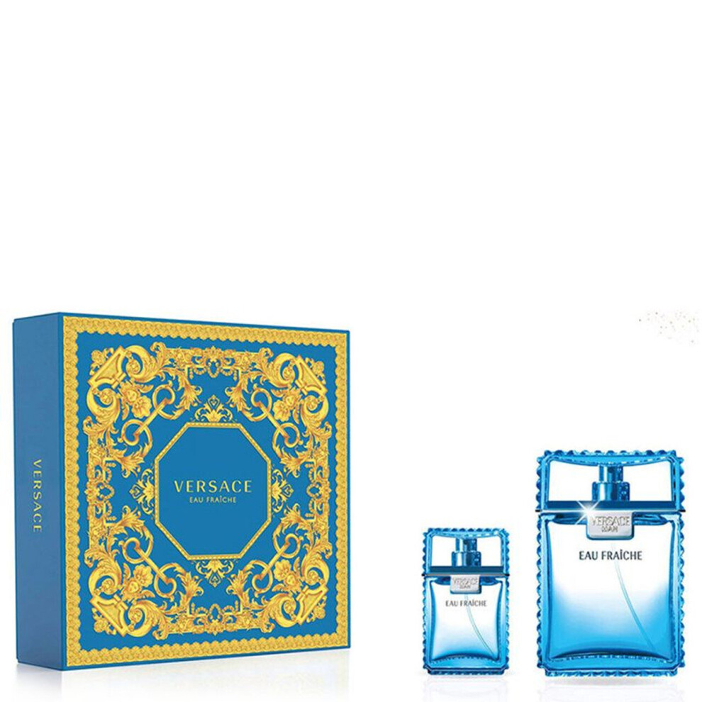 VERSACE MAN EAU FRAICHE EDT GIFT SET 100ML + 30 ML