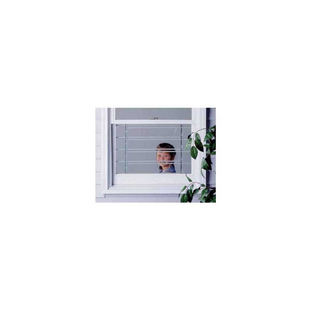 Knape & Vogt Mfg Co Window Security Guard, Adjustable, 3-Bar -1133