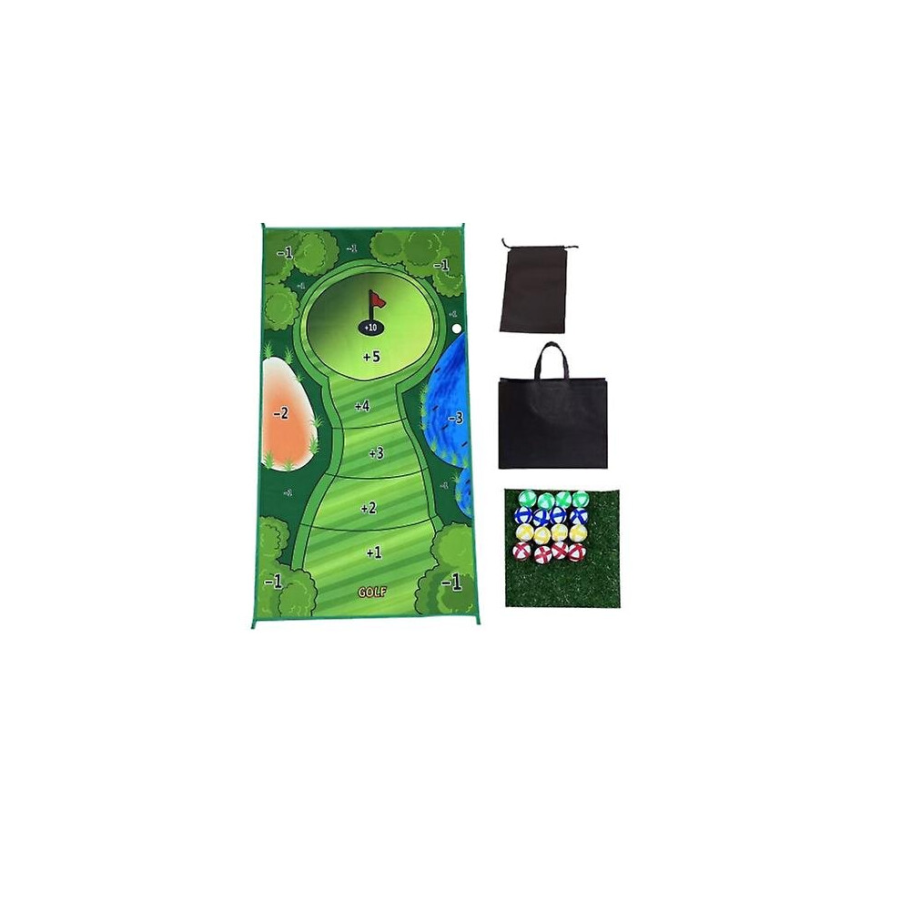 Golf Game Set Indoor Golf Hitting Mat Golf Training Aid Equipment