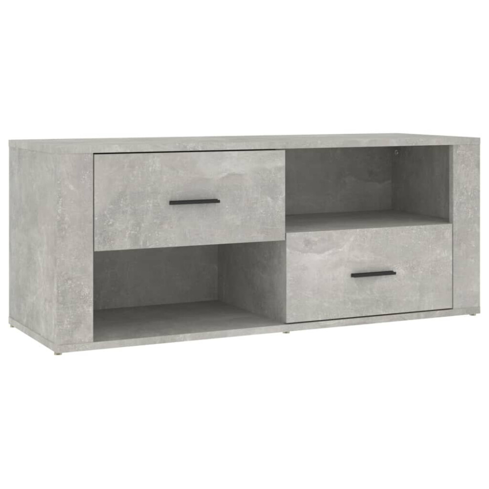 (Concrete grey) vidaXL TV Cabinet Engineered Wood Media HiFi Cabinet TV Console Multi Colours