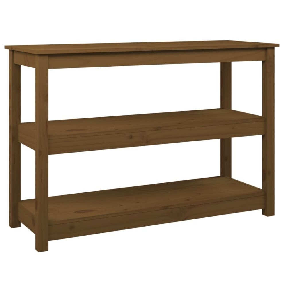 (Honey brown, 110 x 40 x 74 cm) vidaXL Solid Wood Pine Console Table Multi Colours 110x40x74 cm/80x40x74 cm