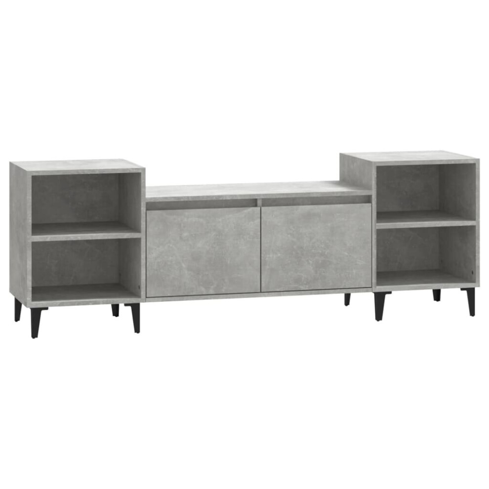 (Concrete grey) vidaXL TV Cabinet Engineered Wood TV Console Media Sideboard Multi Colours