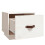 VidaXL (White) vidaXL 1/2x Solid Wood Pine Bedside Cabinet End Accent Table Multi Colours 6