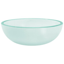 (Frosted, 35 x 12 cm (Diam. x H)) vidaXL Basin Tempered Glass Bathroom Sink Basin Multi Colours Multi Sizes