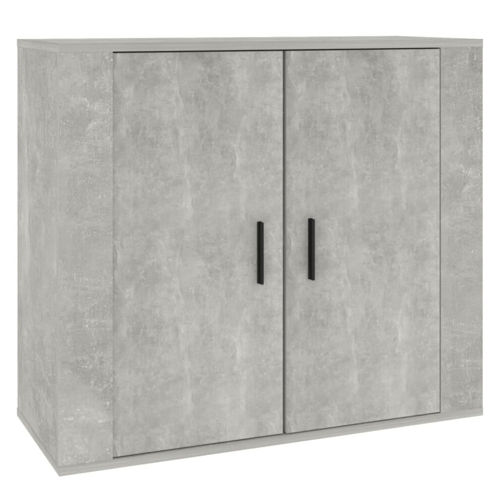 (Concrete grey) vidaXL Sideboard Engineered Wood Side Cabinet Cupboard Organiser Multi Colours