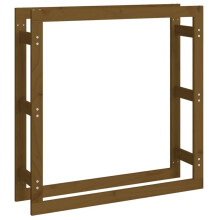 (Honey brown, 100 x 25 x 100 cm) vidaXL Solid Wood Pine Firewood Rack Shed Log Holder Multi Colours Multi Sizes