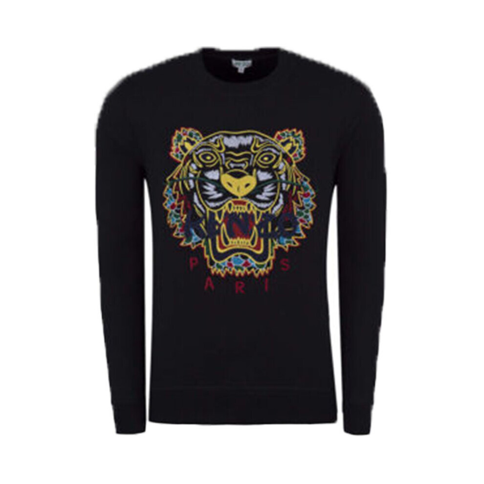 Kenzo (S, Black) Sweat Mens Sweatshirts Crew Neck Jumper