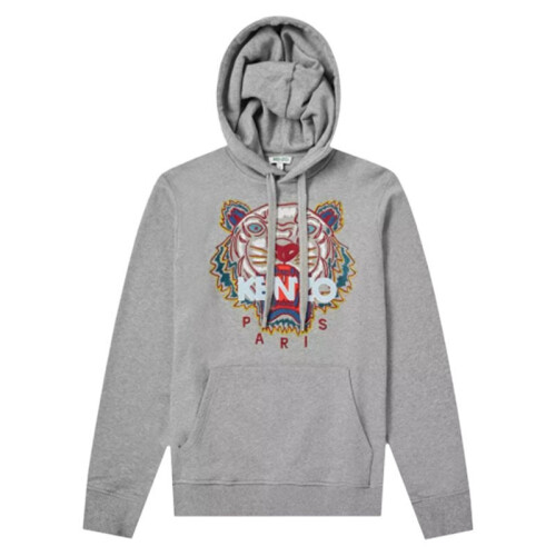 Kenzo (XL) KENZO SWEAT Mens Hoodie Grey Jumper Pullover
