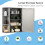 Costway Mirrored Bathroom Cabinet Wall-mounted Storage Cabinet w/ Shelves 6