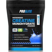 (Blue Raspberry) Creatine Monohydrate Powder Pure Micronized 250g