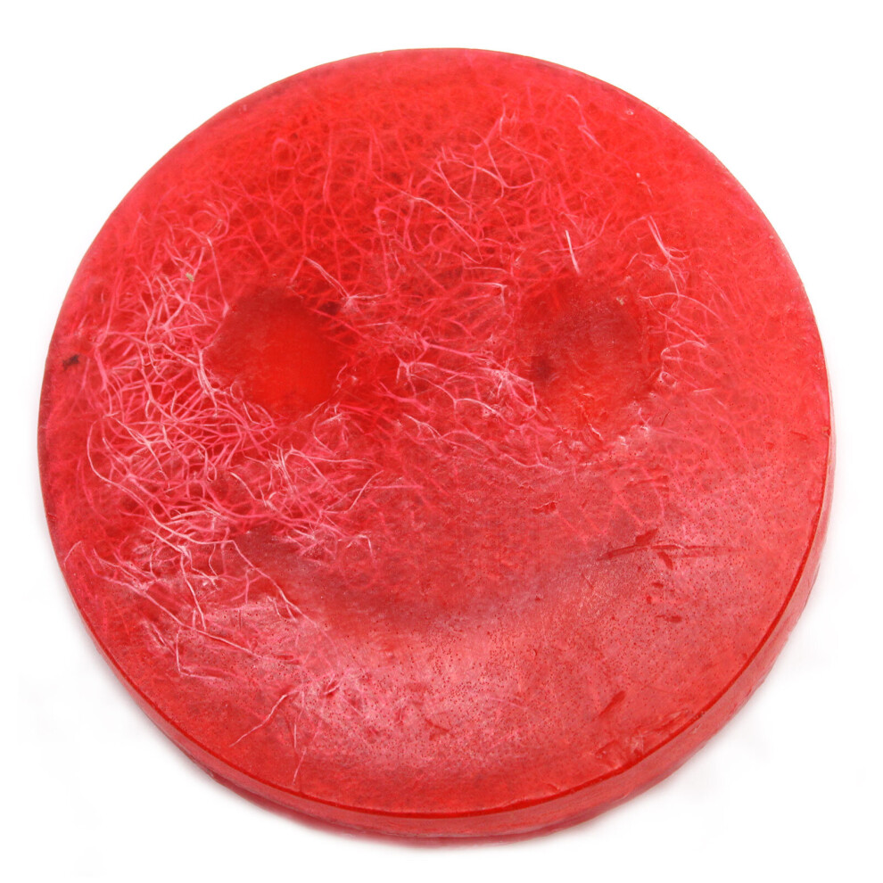 Ancient Wisdom Happy Scrub Soap - Strawberry & Guava