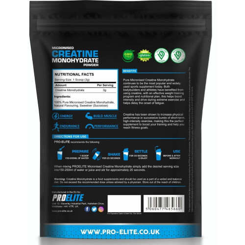 (Strawberry Mango) Creatine Monohydrate Powder Pure Micronized 250g 2