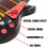 The Magic Toy Shop The Magic Toy Shop Kids' 22" Electric Toy Guitar & Extendable Microphone Set 3