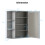 Costway Mirrored Bathroom Cabinet Wall-mounted Storage Cabinet w/ Shelves 3