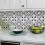 FLORAL 3D splashback tile wallpaper (67.5CM X 4M) 3