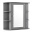 Costway Mirrored Bathroom Cabinet Wall-mounted Storage Cabinet w/ Shelves 2