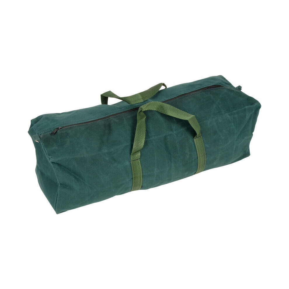 18" HEAVY DUTY CANVAS TOOL BAG ZIPPED HOLDALL TOTE CADDY STORAGE BAG BOX NEW