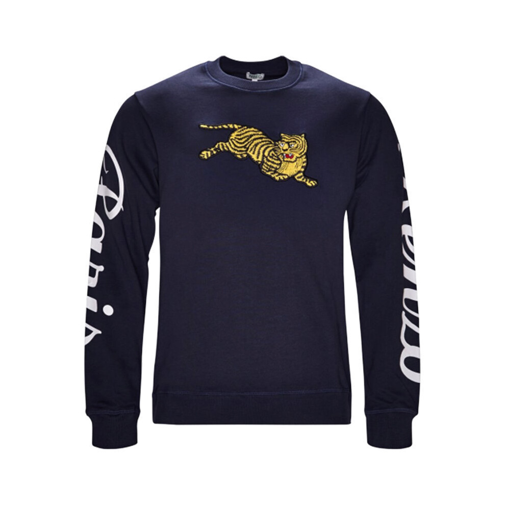 (S) KENZO SWEAT Mens Sweatshirt Crew Neck Long Sleeve Pullover Winter Casual Jumper