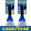 Goodyear 2 Pack Ice Scraper | Extra Wide Blade Head | Ice Breaker | Foam Handle 1