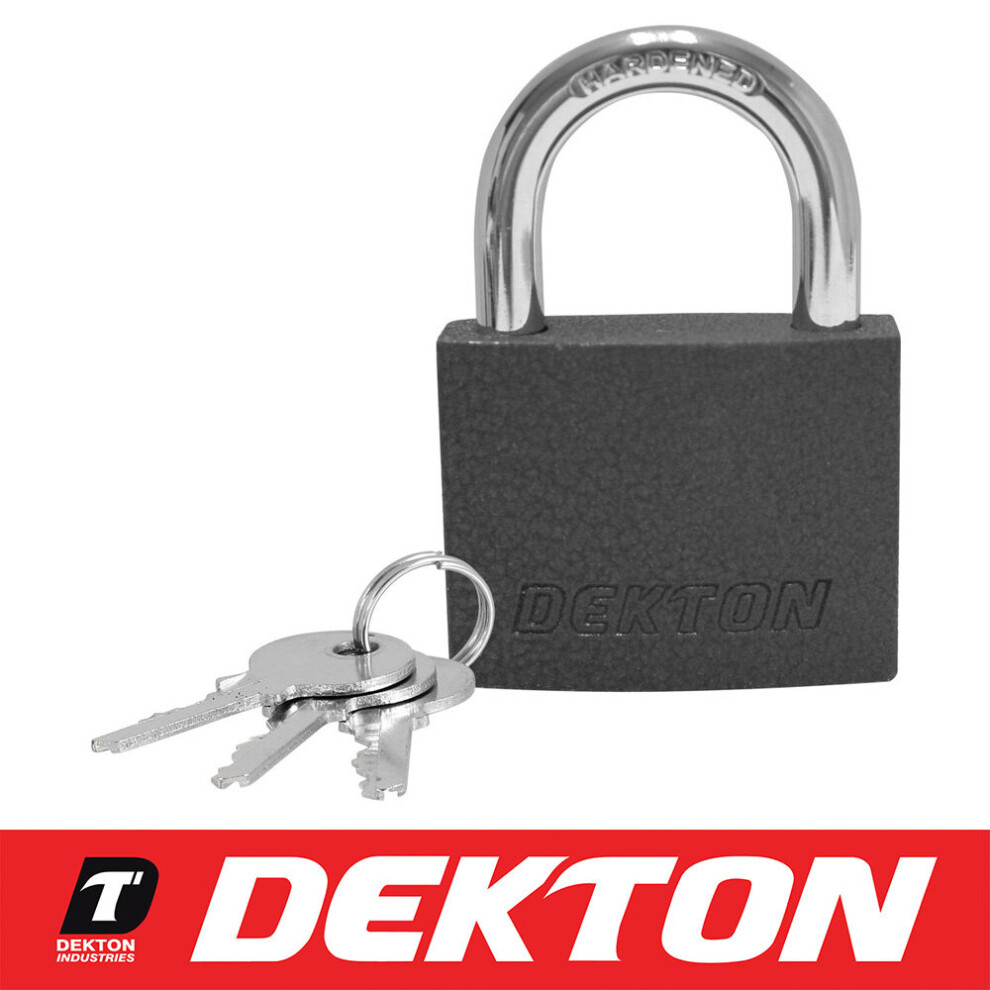 Dekton Heavy Duty High Security Waterproof Iron Shed Shackle Padlock 60Mm 5055441441832