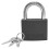 Dekton Heavy Duty High Security Waterproof Iron Shed Shackle Padlock 60mm 2