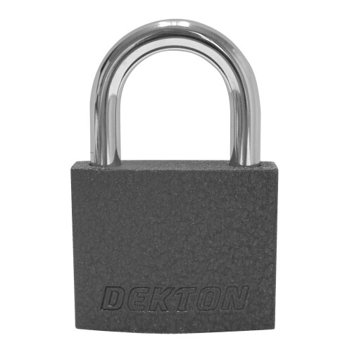Dekton Heavy Duty High Security Waterproof Iron Shed Shackle Padlock 60mm 2