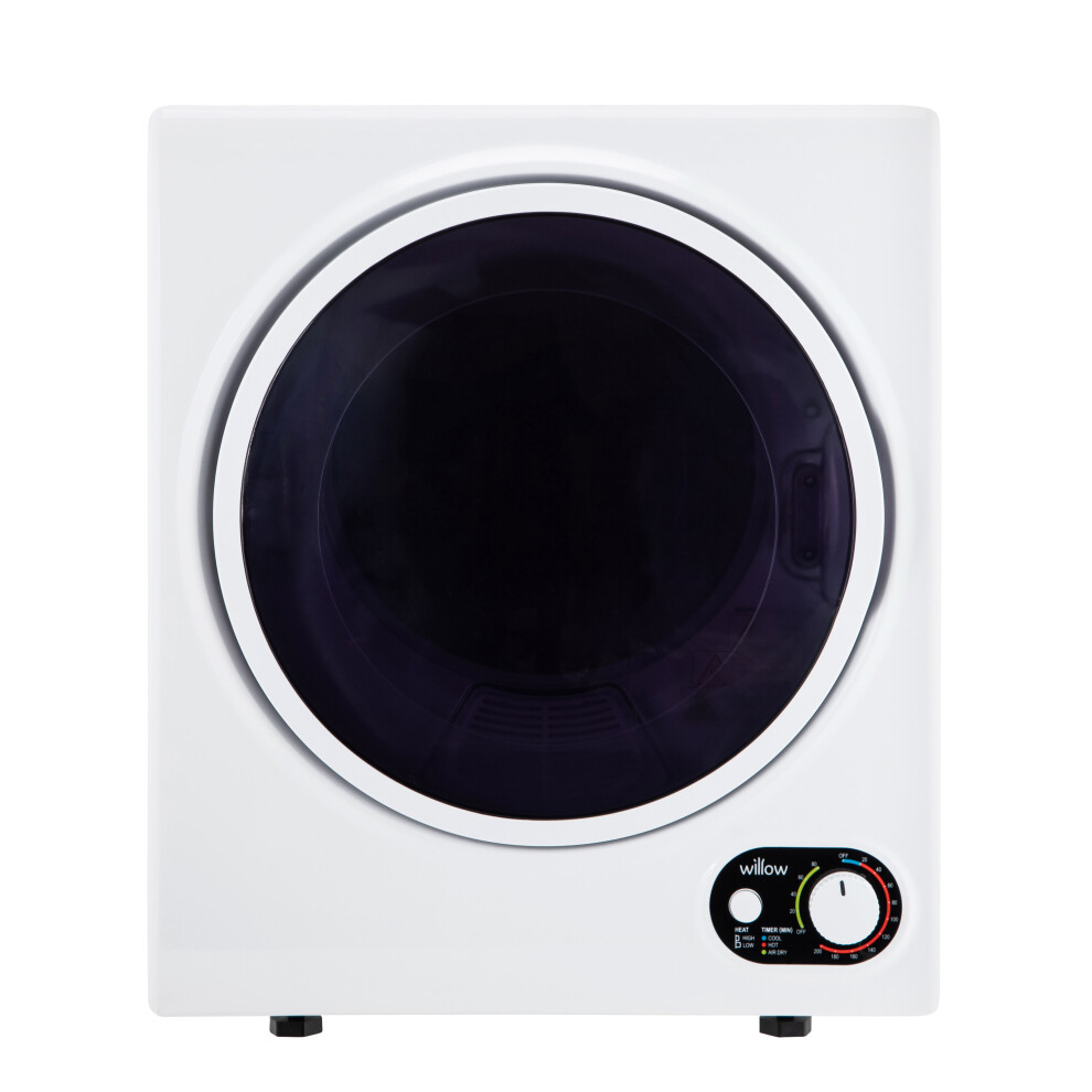 Willow WTD25W 2.5kg Freestanding Vented Tumble Dryer Compact - White