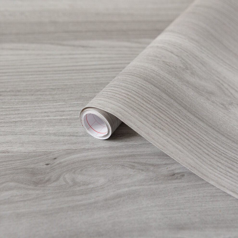 (90CM, 5M) dc fix SANGALLO GREY sticky back plastic vinyl wrap film