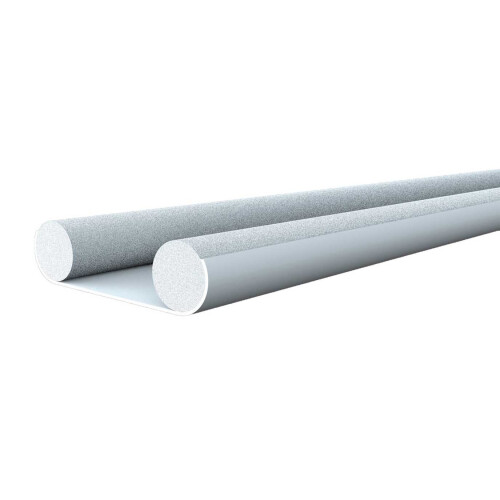 Internal Under Door Bottom Twin Tube Draft Draught Excluder Energy Saving 950mm 2